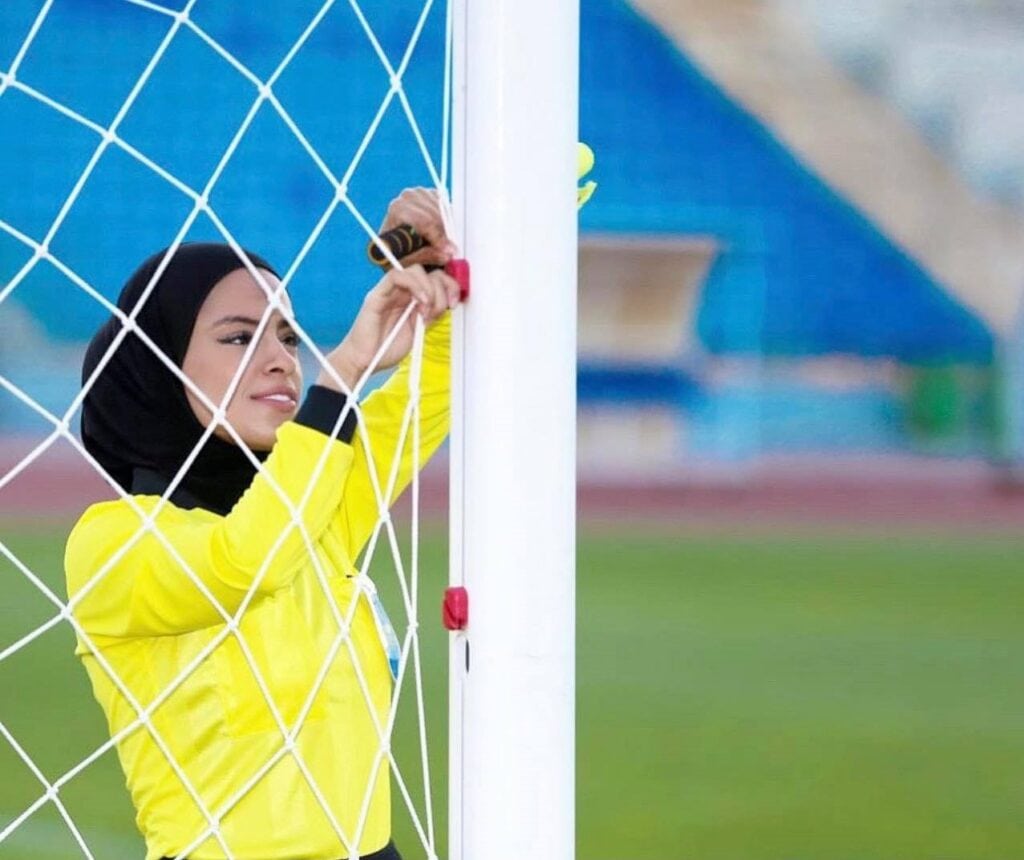 Sabreen Alabadi, une arbitre jordanienne à la Coupe Arabe des Nations «Dames »