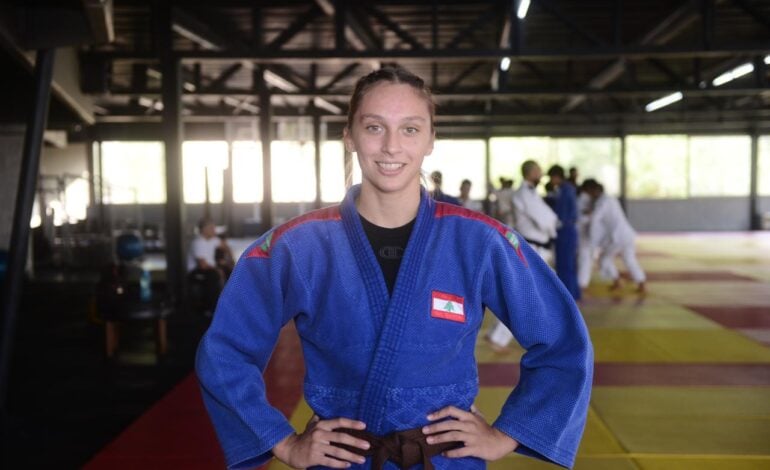  أكويلينا الشايب بطلة لبنان في الجودو وعينها على الأولمبياد