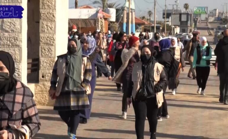  مبادرة للمشي تحظى باهتمام الفلسطينيات