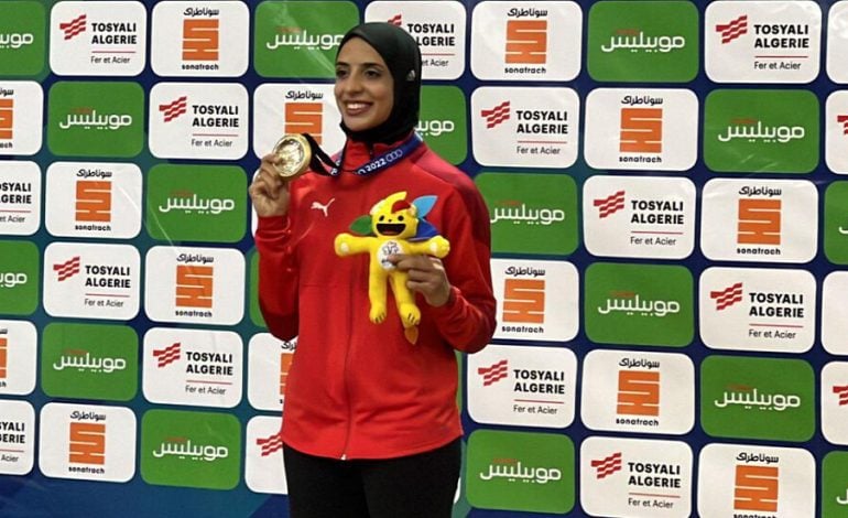  فريال أشرف تفوز بأولى ذهبيات مصر في ألعاب المتوسط 22