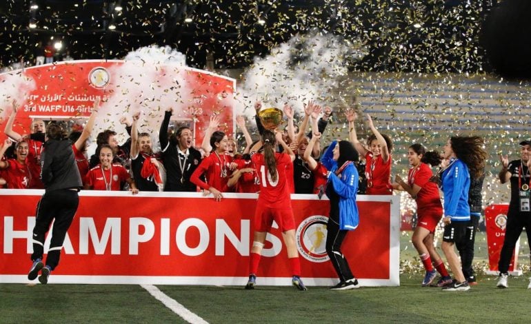  ناشئات لبنان بطلات لبطولة غرب آسيا لكرة القدم