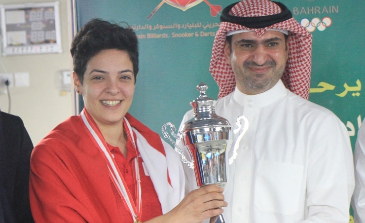 البليارد والسنوكر: بحرينية تتوج بالميدالية الذهبية في بطولة كأس الاتحاد العربي