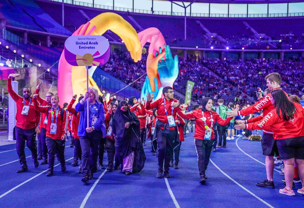 Lancement du Special Olympics à Berlin participation massive de la